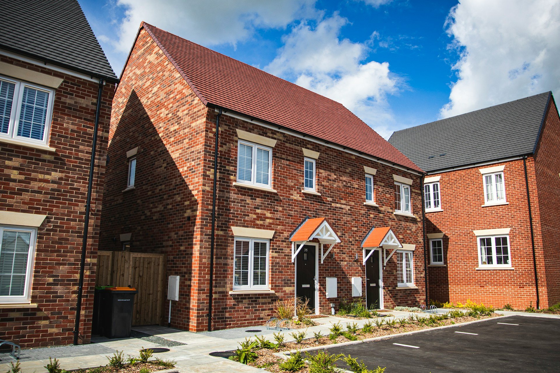 A newly built home in the UK